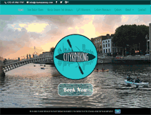 Tablet Screenshot of citykayaking.com
